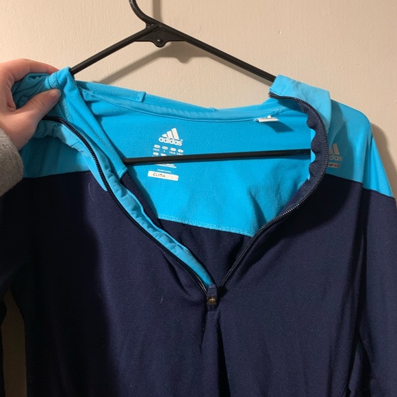 WOMENS ADIDAS QUARTER ZIP - Picture 2 of 4